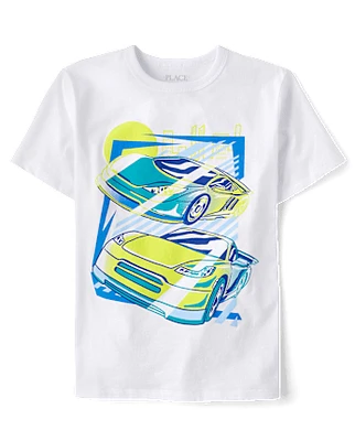 Boys Racecar Graphic Tee
