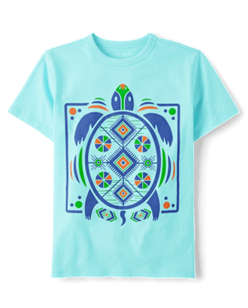 Boys Turtle Graphic Tee