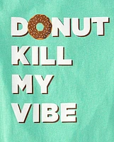Boys Donut Kill My Vibe Graphic Tee