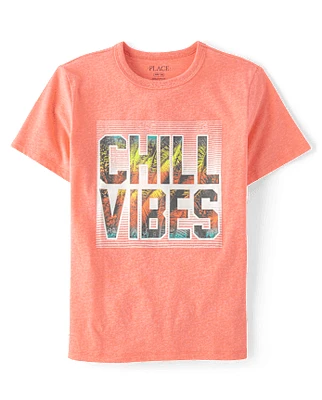 Boys Chill Vibes Graphic Tee