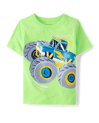 Baby And Toddler Boys Monster Truck Graphic Tee