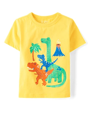 Baby And Toddler Boys Dino Graphic Tee