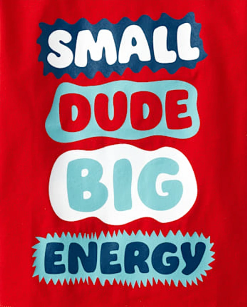 Baby And Toddler Boys Big Energy Graphic Tee