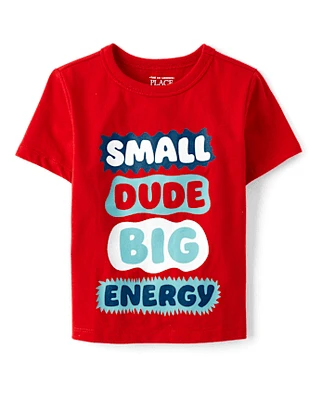 Baby And Toddler Boys Big Energy Graphic Tee