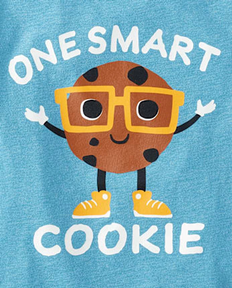 Baby And Toddler Boys One Smart Cookie Graphic Tee