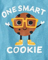 Baby And Toddler Boys One Smart Cookie Graphic Tee