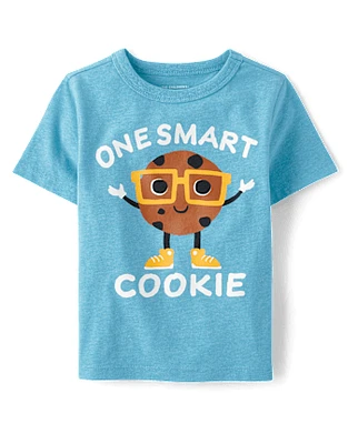 Baby And Toddler Boys One Smart Cookie Graphic Tee