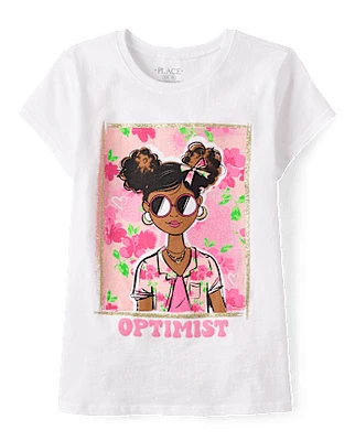 Girls Optimist Girl Graphic Tee