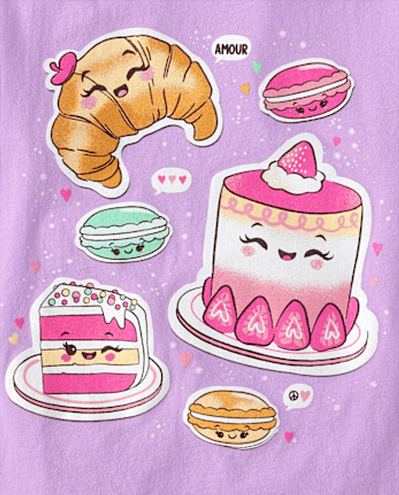 Girls Dessert Graphic Tee