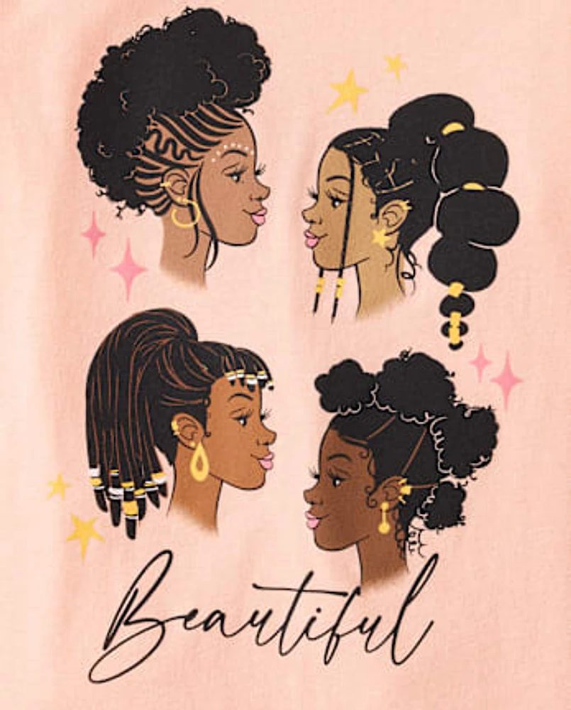 Girls Beautiful Graphic Tee
