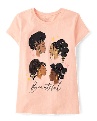 Girls Beautiful Graphic Tee