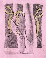 Girls Ballet Shoes Graphic Tee