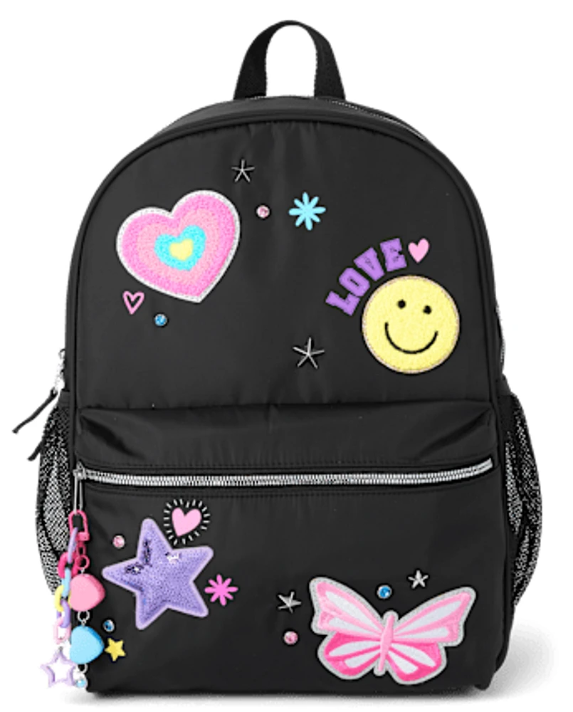 Girls Icon Patch Backpack