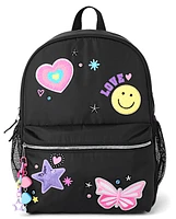 Girls Icon Patch Backpack
