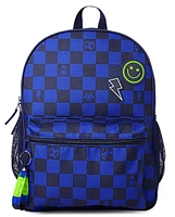 Boys Checkered Gamer Backpack