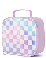 Girls Checkered Lunchbox