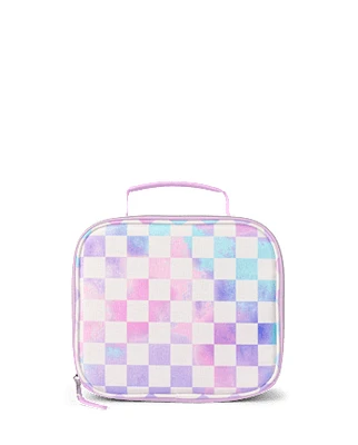 Girls Checkered Lunchbox