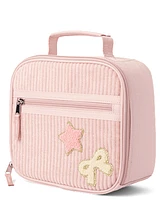 Girls Bow Corduroy Lunchbox