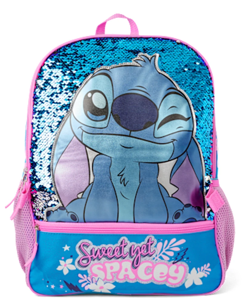 Girls Stitch Backpack 2-Piece Set