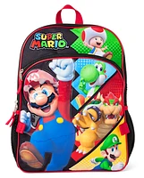 Boys Super Mario Backpack 2-Piece Set