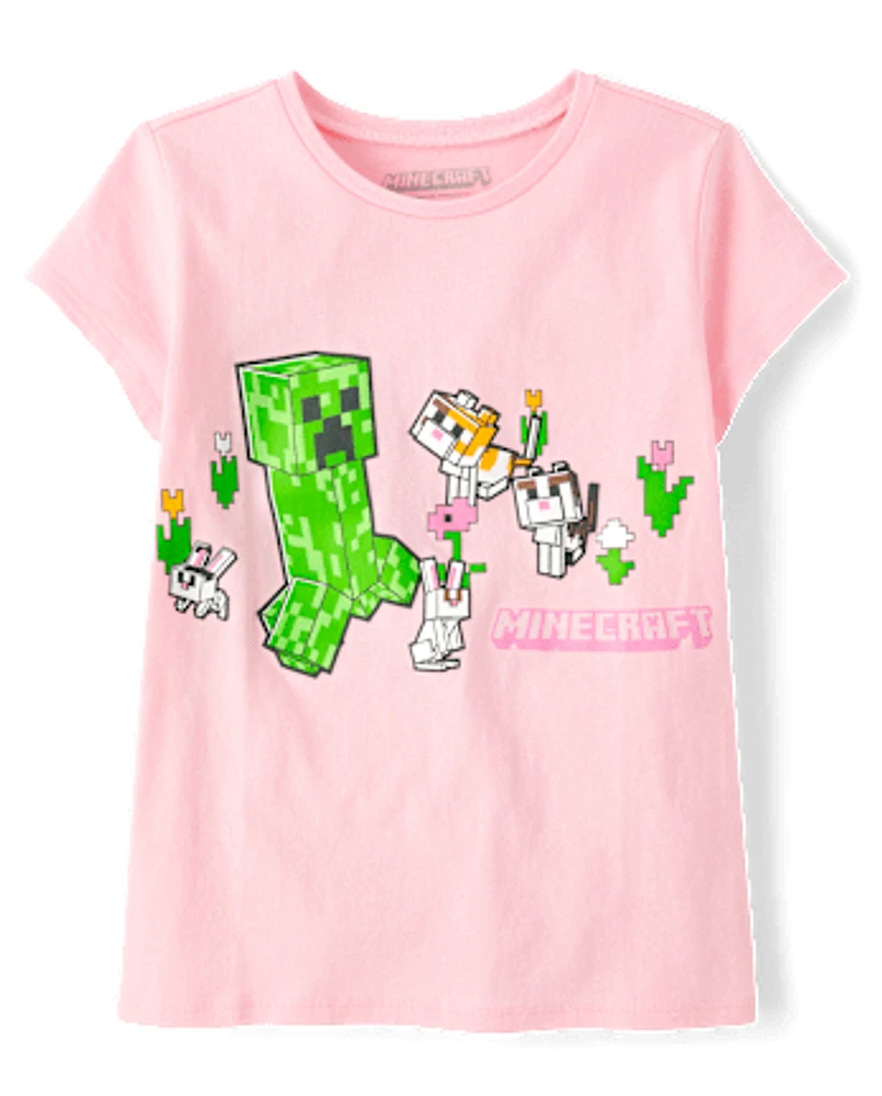 Girls Minecraft Graphic Tee