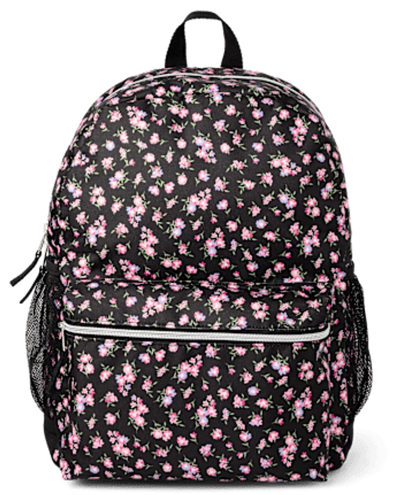 Girls Floral Backpack