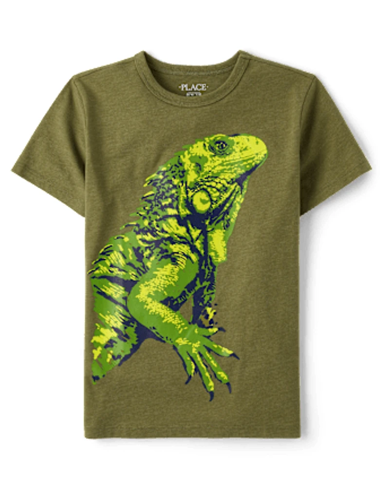 Boys Iguana Graphic Tee