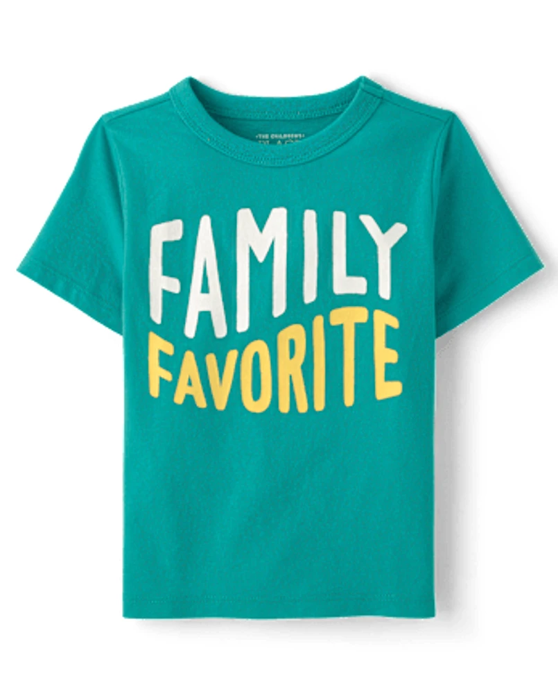 Baby And Toddler Boys Family Favorite Graphic Tee
