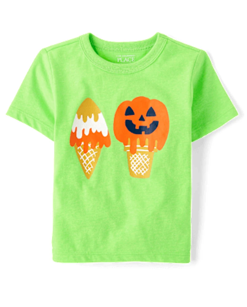 Baby And Toddler Boys Halloween Ice Cream Graphic Tee