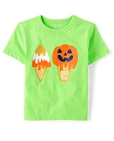 Baby And Toddler Boys Halloween Ice Cream Graphic Tee