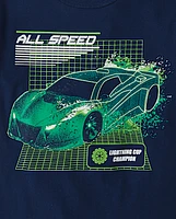 Boys All Speed Car Graphic Tee
