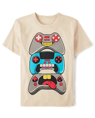 Boys Game Controllers Graphic Tee