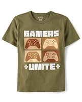 Boys Gamers Unite Graphic Tee