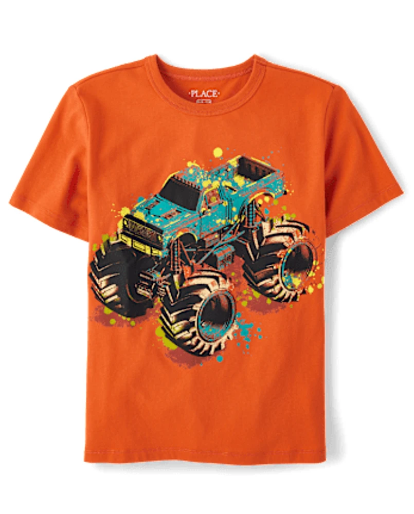 Boys Monster Truck Graphic Tee