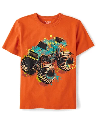 Boys Monster Truck Graphic Tee
