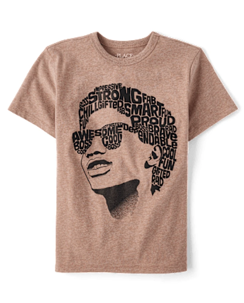 Boys Positive Words Graphic Tee
