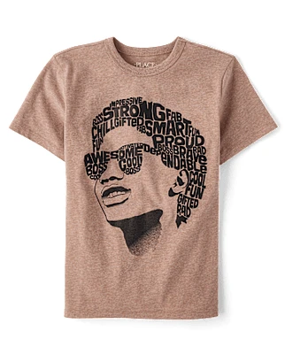 Boys Positive Words Graphic Tee