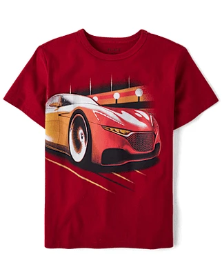 Boys Racecar Graphic Tee