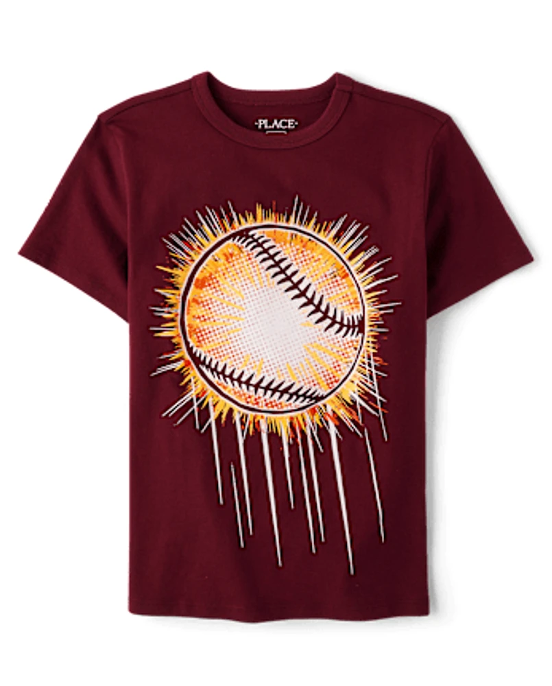 Boys Baseball Graphic Tee