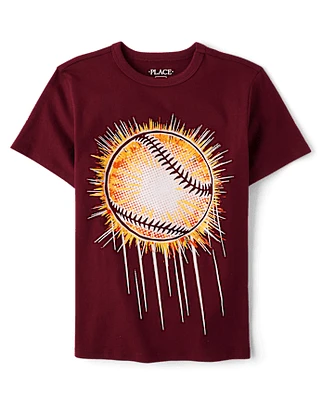 Boys Baseball Graphic Tee