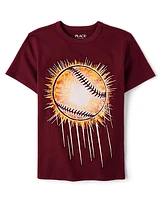 Boys Baseball Graphic Tee