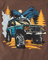 Boys Truck Forest Graphic Tee