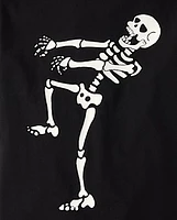 Boys Glow Skeleton Dancer Graphic Tee