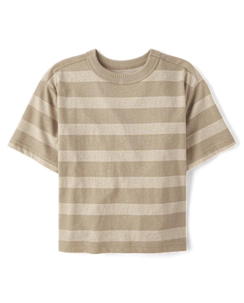 Kids Striped Boxy Top