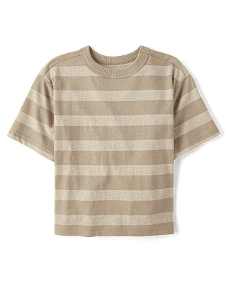 Kids Striped Boxy Top
