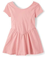 Girls Quick Dry Fit And Flare Tennis Dress