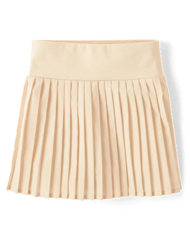Girls Quick Dry Pleated Skort