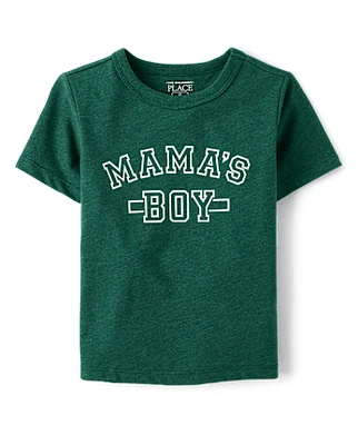 Baby And Toddler Boys Mama's Boy Graphic Tee