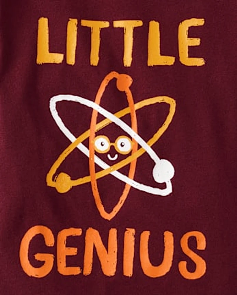 Baby And Toddler Boys Little Genius Graphic Tee