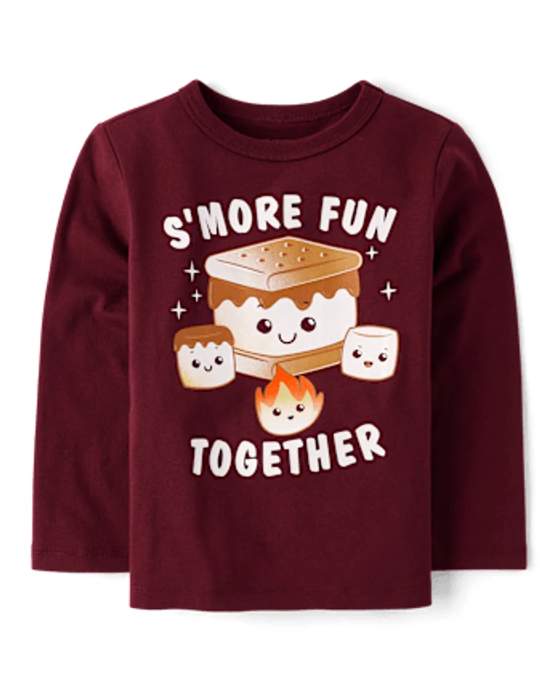 Baby And Toddler Boys S'more Fun Together Graphic Tee